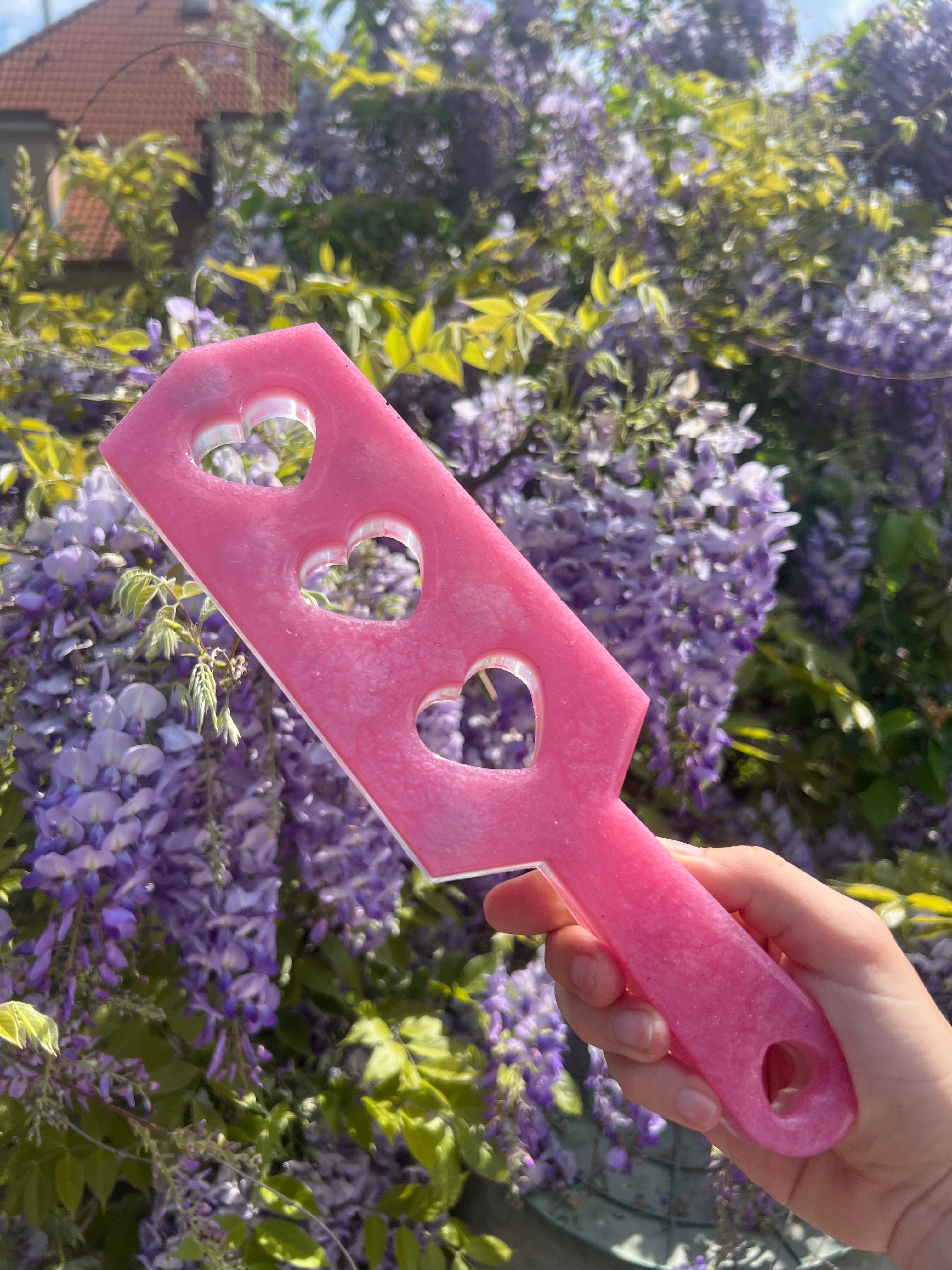 Pink Heart Paddle