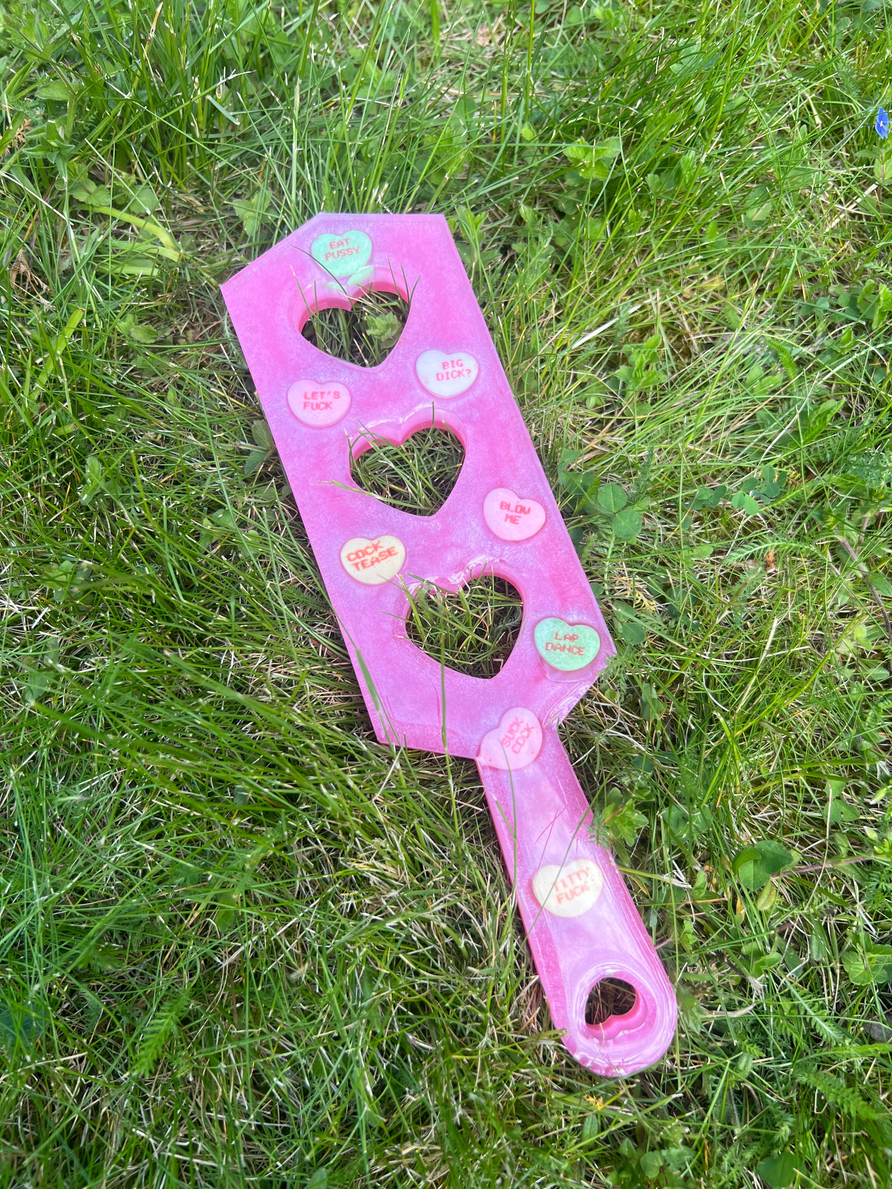 Pink Heart Paddle